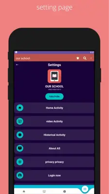 our school android App screenshot 1